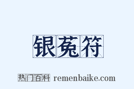 银菟符是什么意思的图片